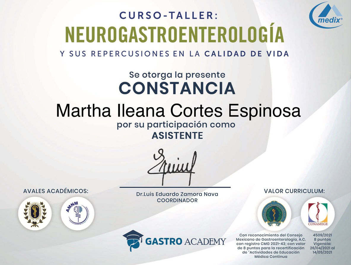 Certificado Motilidad 4