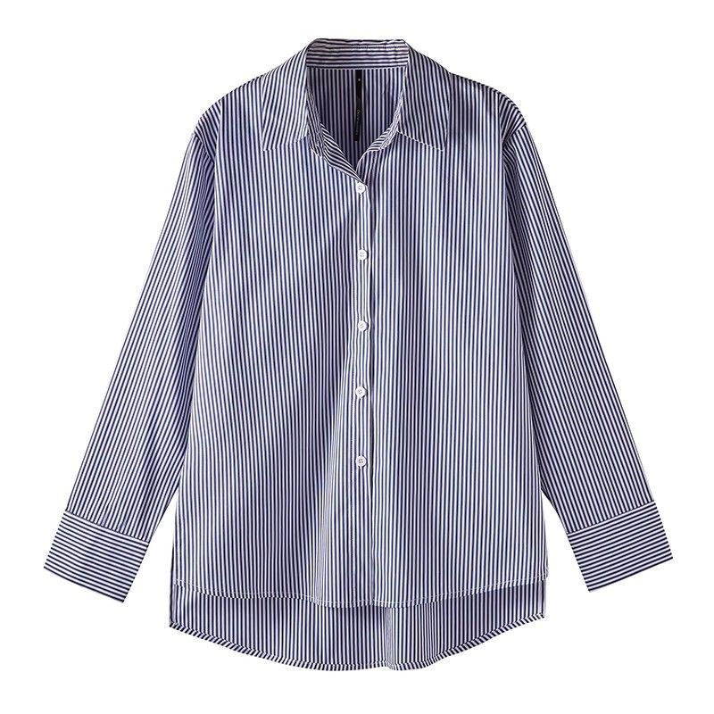 Miniatura: Camisa Feminina Clássica Listrada