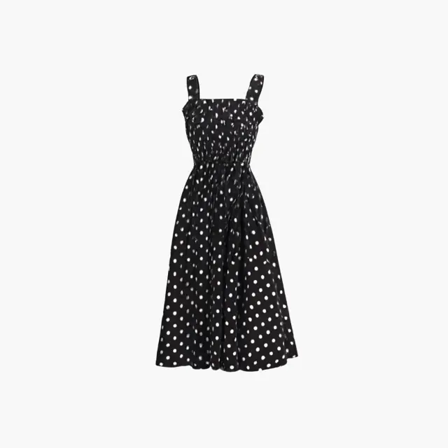 Vestido de Bolinhas Preto