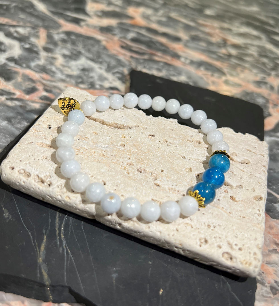 Thumbnail: Celestite and Apatite A