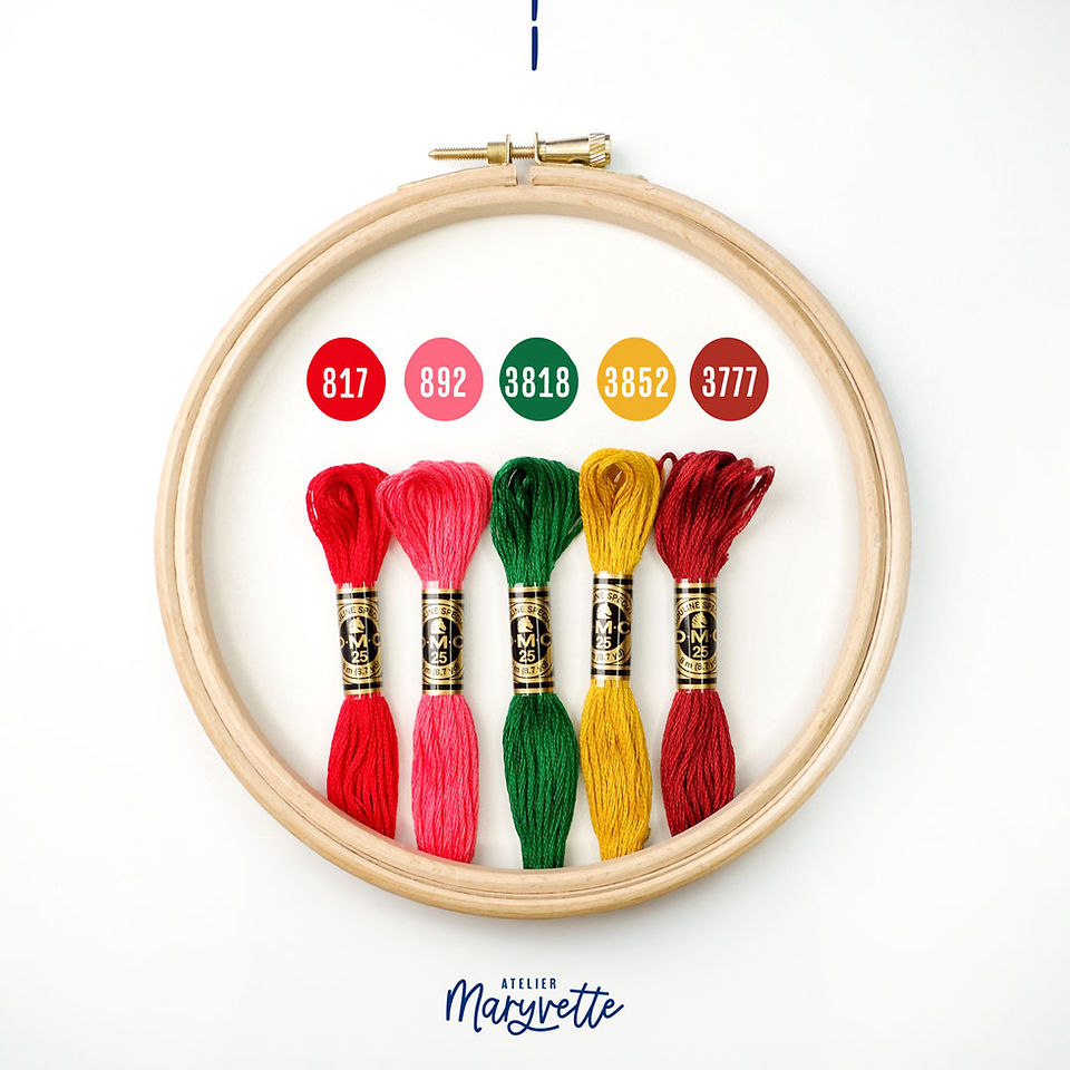 Palette couleurs DMC