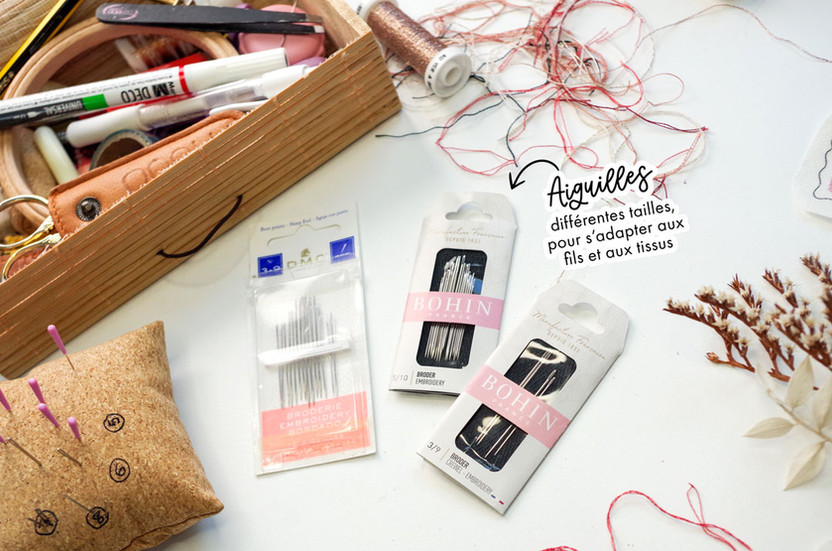 Aiguilles de broderie