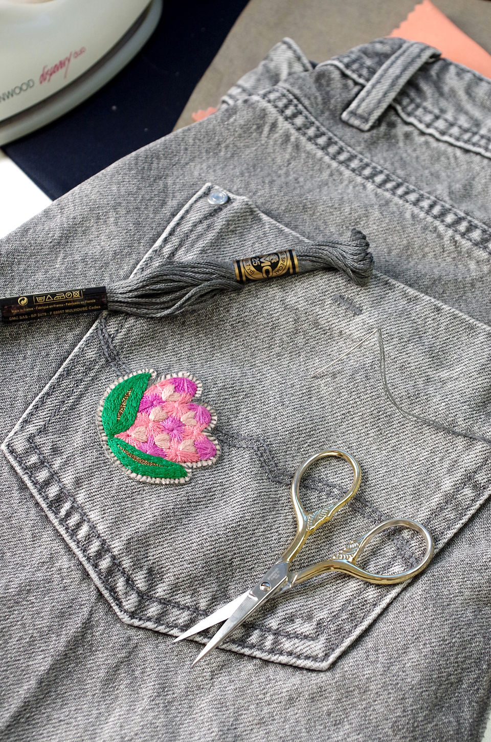 DIY BRODERIE EN PATCH
