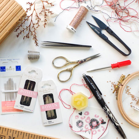 Les indispensables pour broder