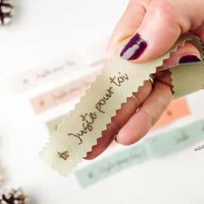 🪡 BRODERIE : broder des rubans à message