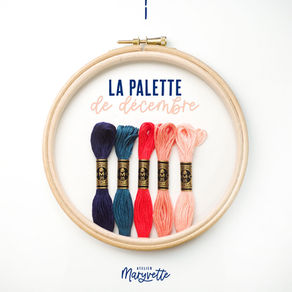 🪡 PALETTE DE COULEURS FILS MOULINÉS DMC - décembre