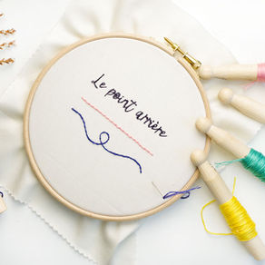 APPRENDRE LE POINT ARRIÈRE EN BRODERIE