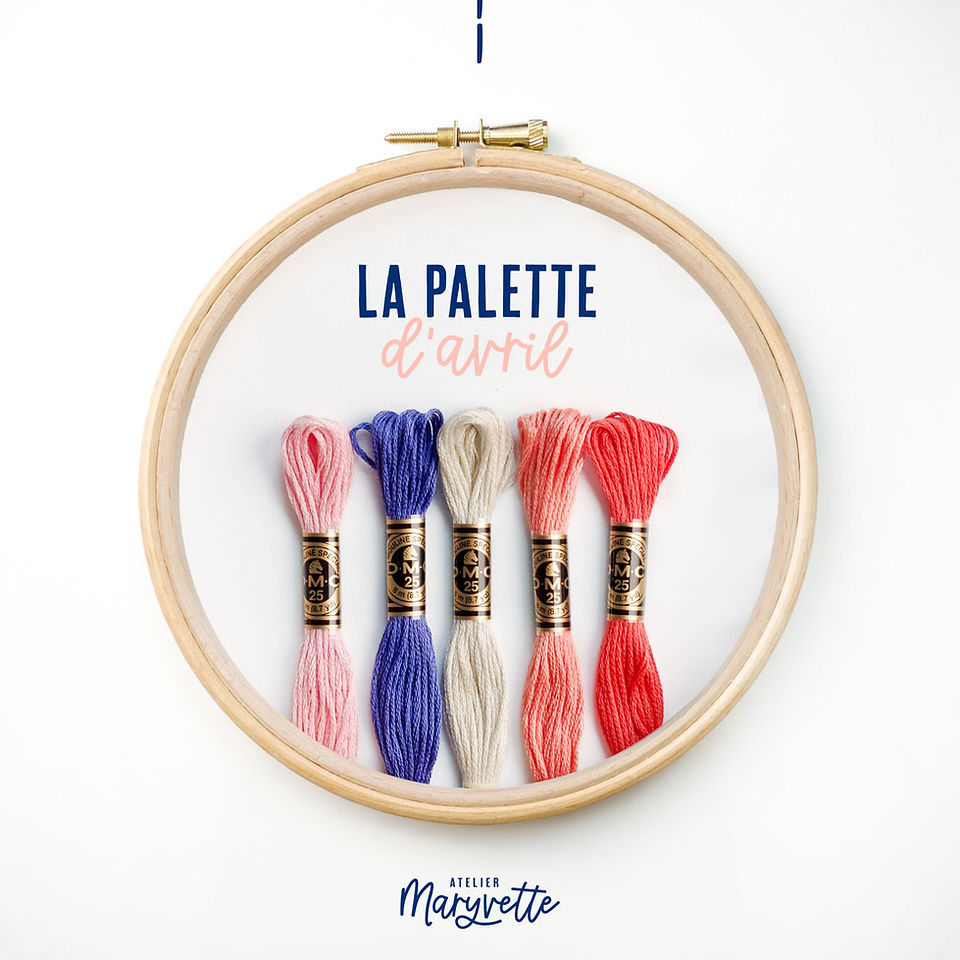 palette couleurs dmc avril