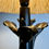 Thumbnail: Unique fauna table lamp in hard wood, 1950's