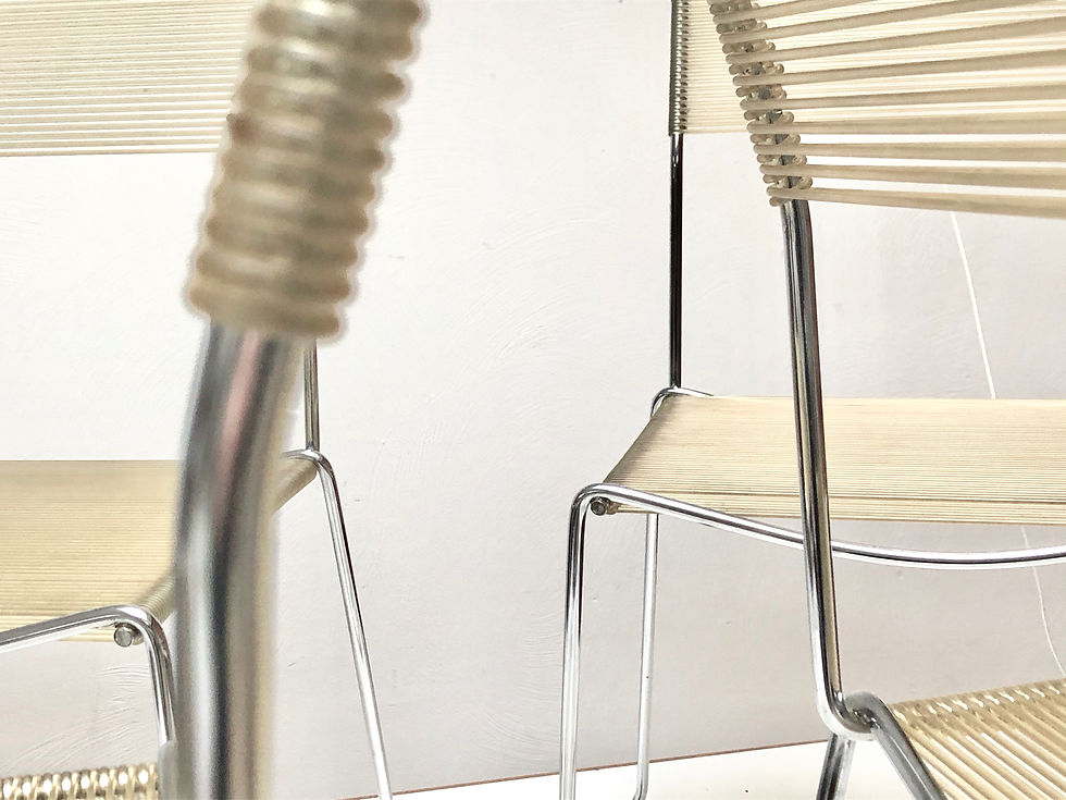 Thumbnail: 4 Spaghetti chairs by Giandomenico Belotti, Italy 1970
