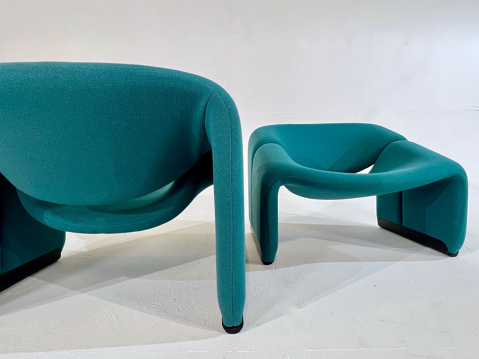 Pair of arm chairs F598 by Pierre Paulin for Artifort, 1980