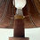Thumbnail: Leather Pagoda table lamp, 1960