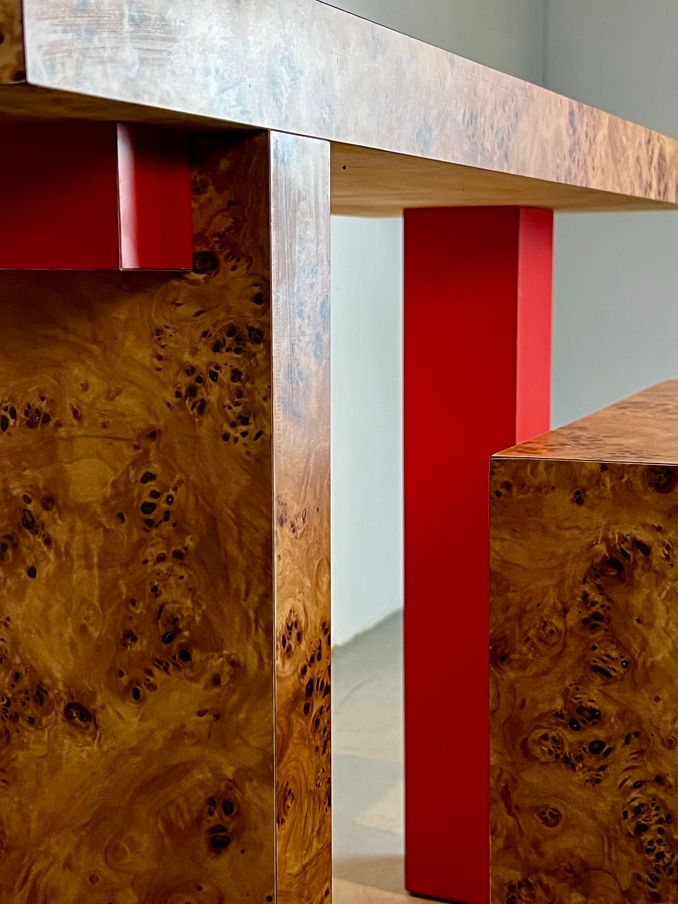 Thumbnail: Post modern small desk or dressing table, 1980