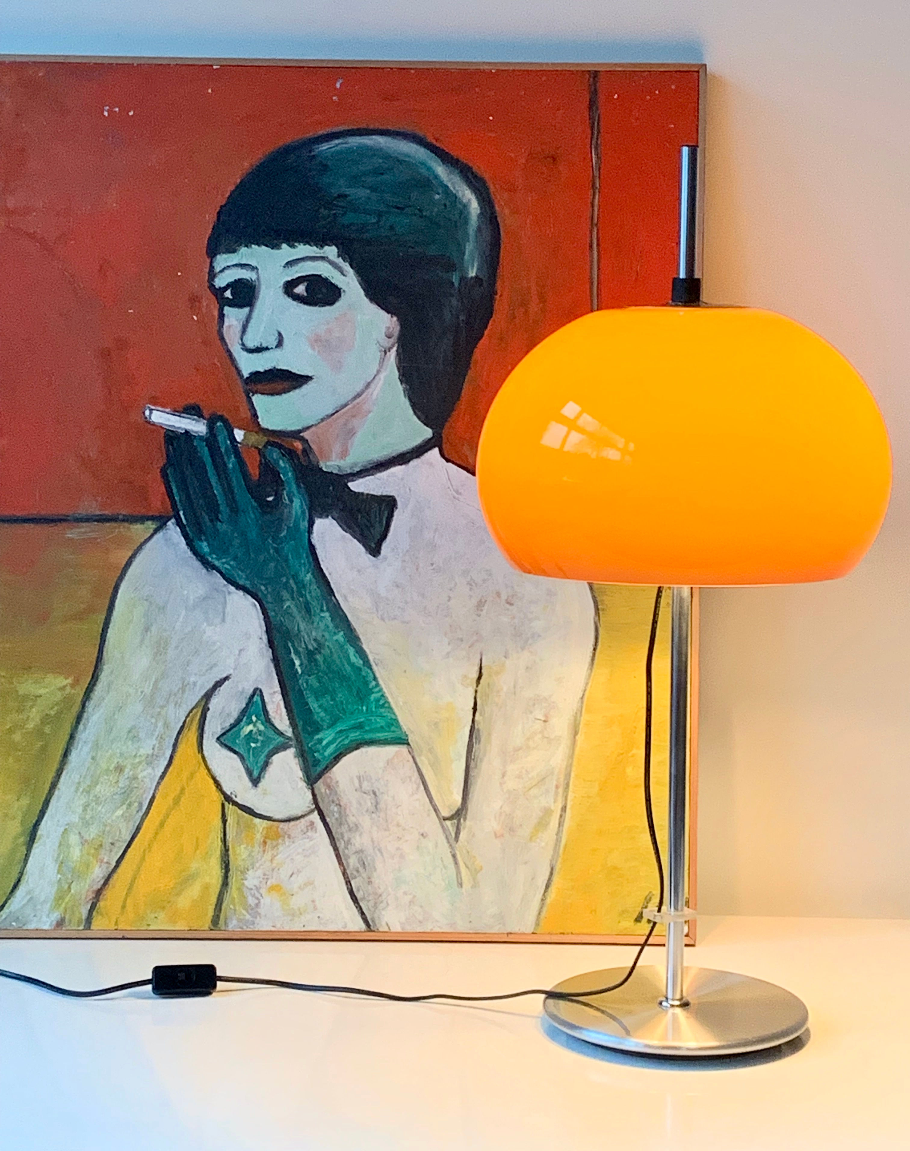 Modernistic table lamp, 1970's