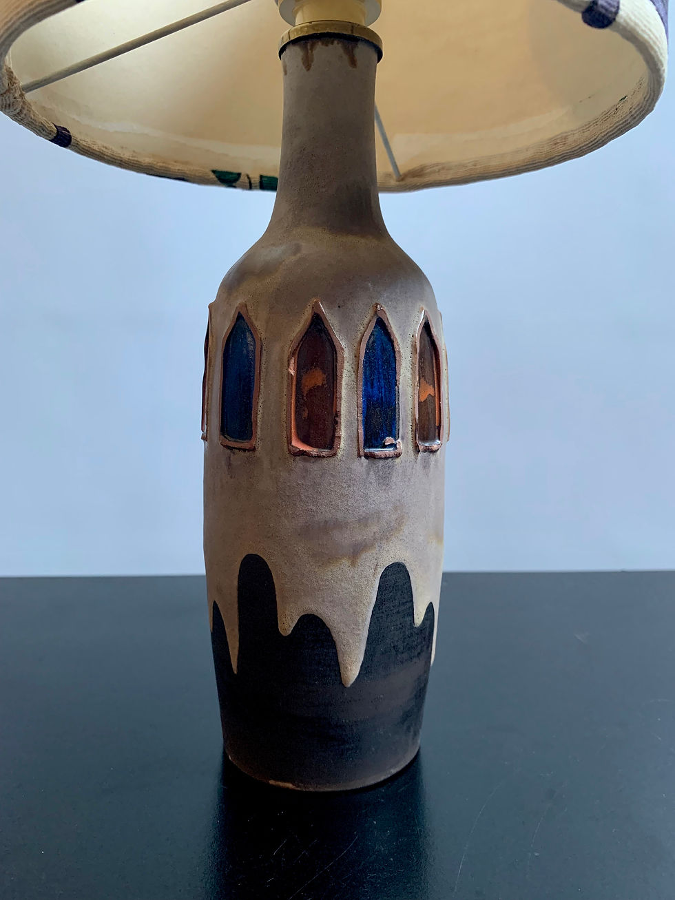 Thumbnail: Table lamp by Ceramano El Paso for West Germany, 1950