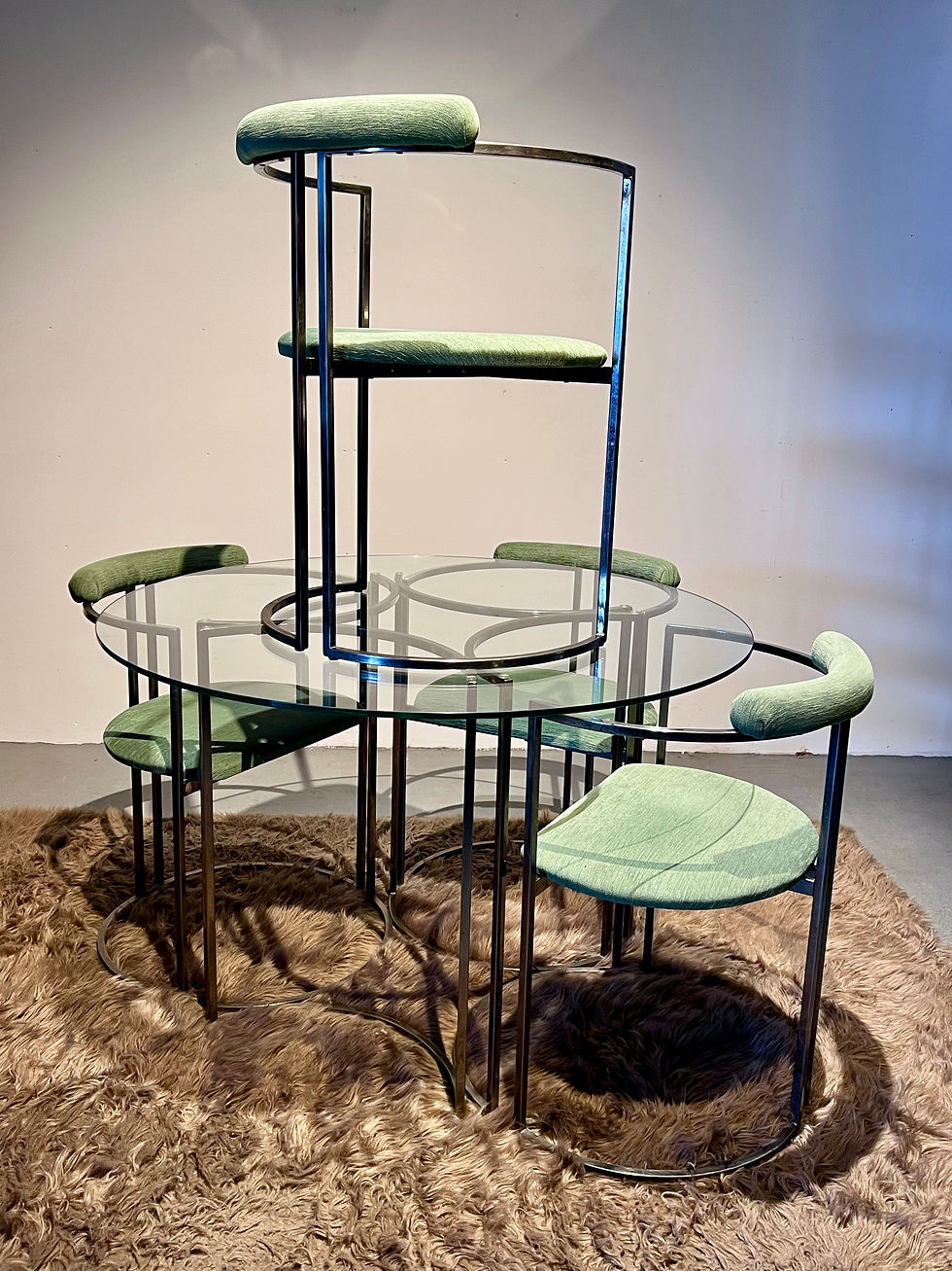 Thumbnail: Dining set by Arredo Paderno, Milan 1970