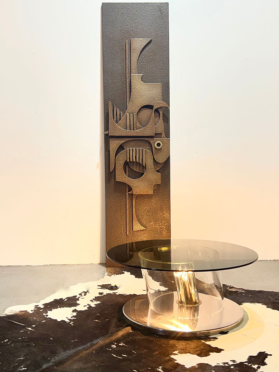Thumbnail: Illuminated coffee table Ipomea, Rima di Desio 1970