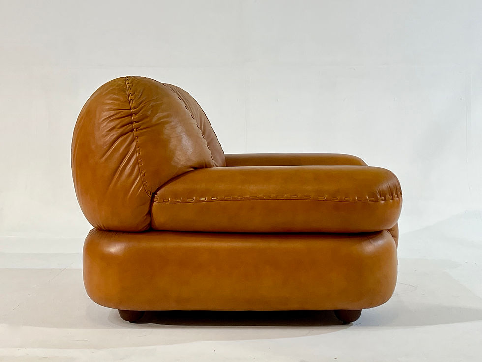 Thumbnail: Sumptuous lounge chair Sapporo by Mobil Girgi, 1970