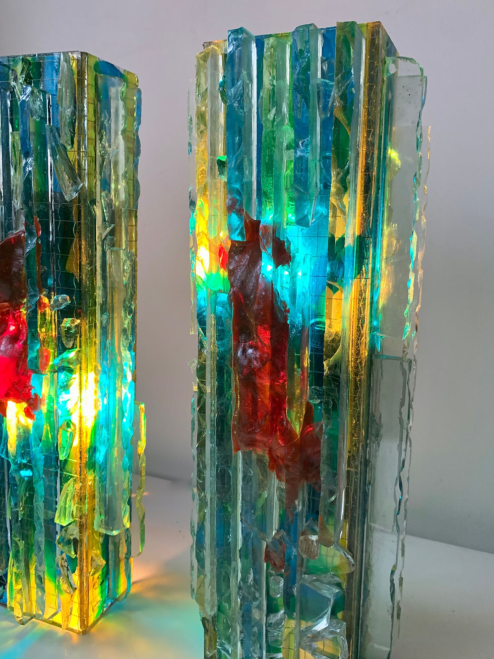 Thumbnail: Pair of Chartres wall lamps by van Oyen for Raak, '60-'70