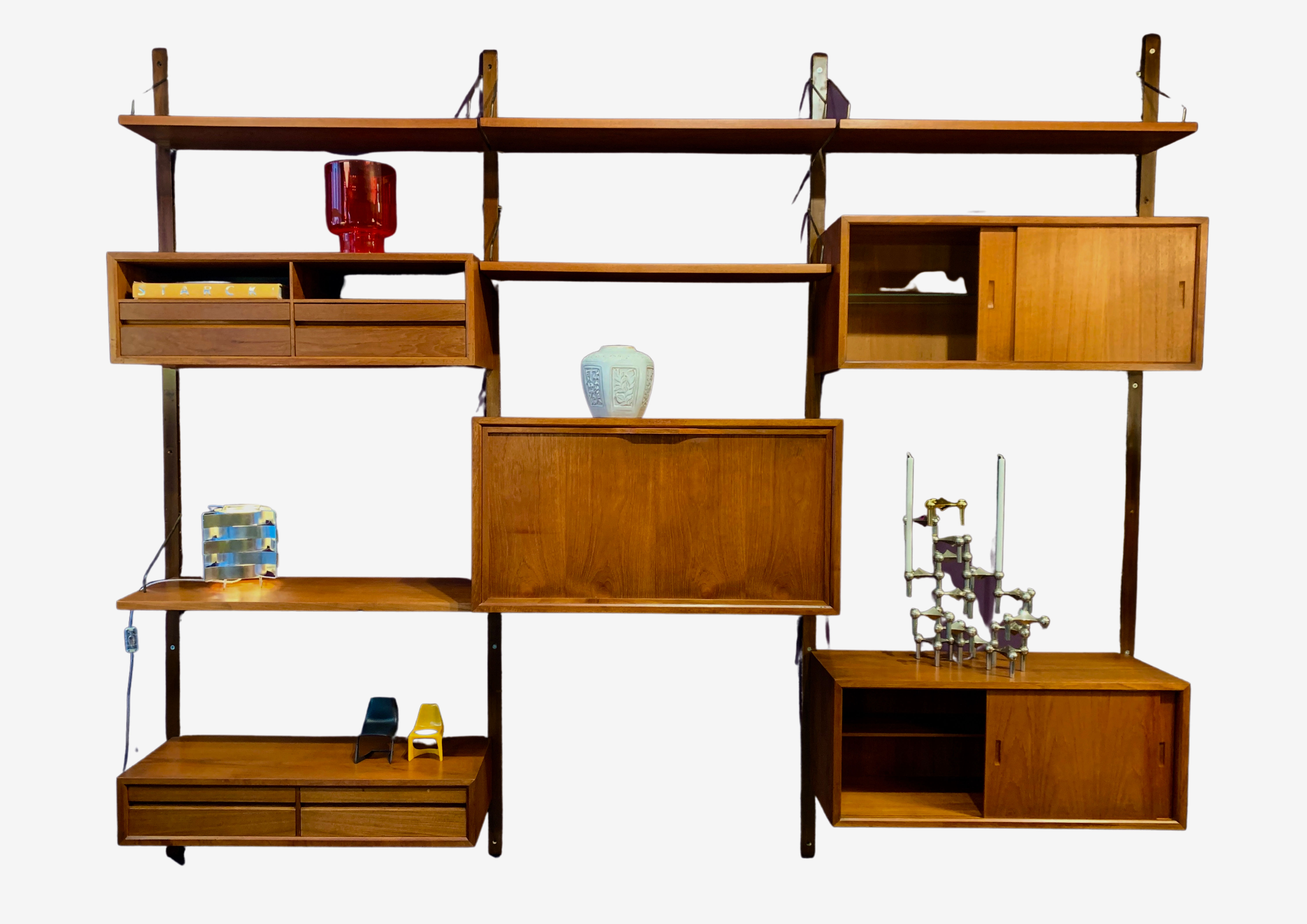 Large wall unit by Poul Cadovius, Denmark 1960's.