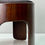 Thumbnail: Stool in walnut with suede fabric, 1970