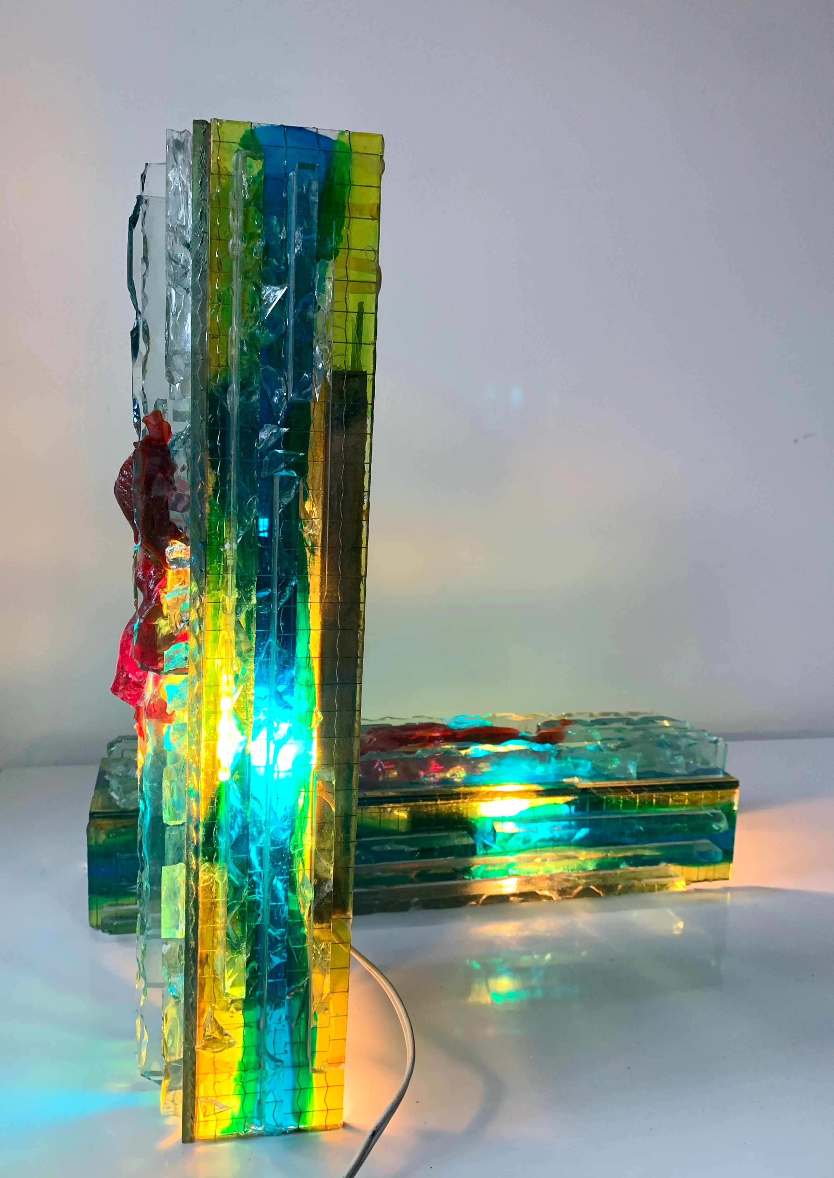 Pair of Chartres wall lamps by van Oyen for Raak, '60-'70