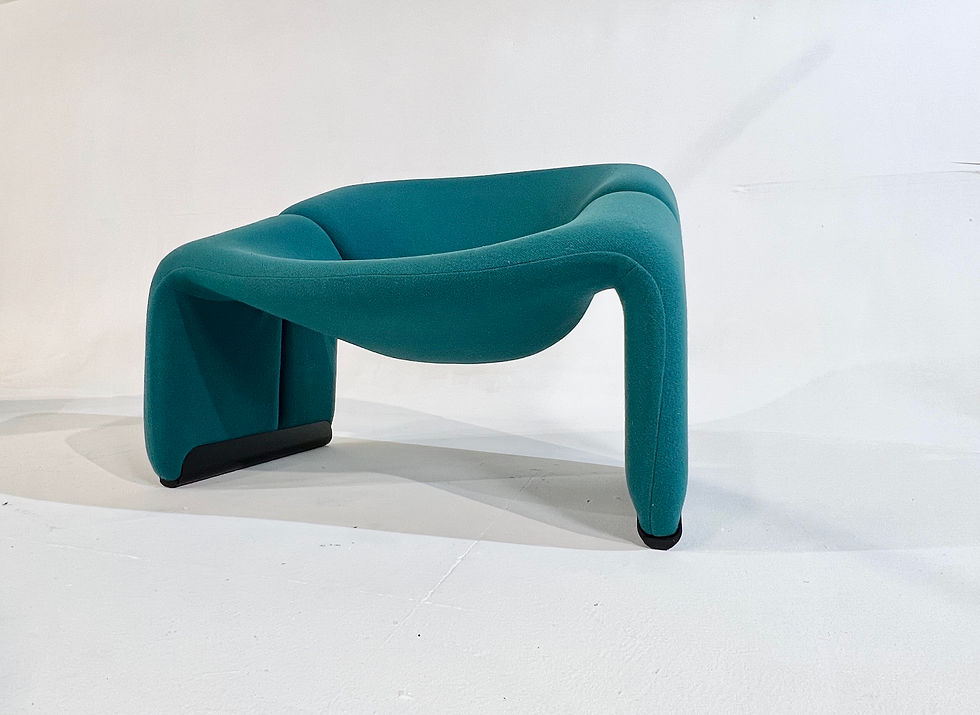 Thumbnail: Pair of arm chairs F598 by Pierre Paulin for Artifort, 1980