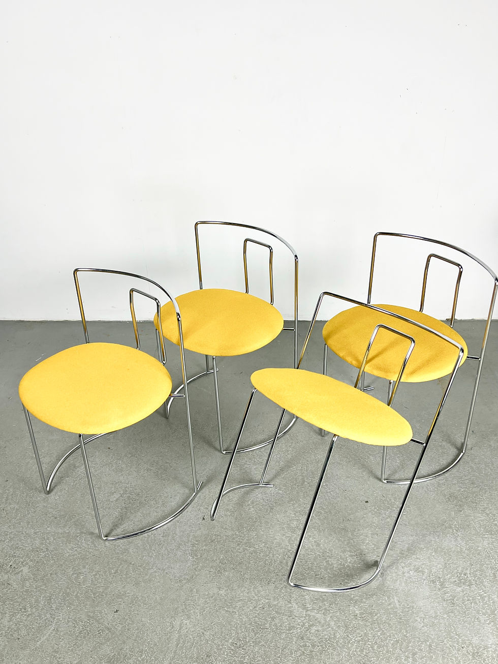 Thumbnail: Dining chairs Gaja by Kazuhide Takahama for Gavina, 1960