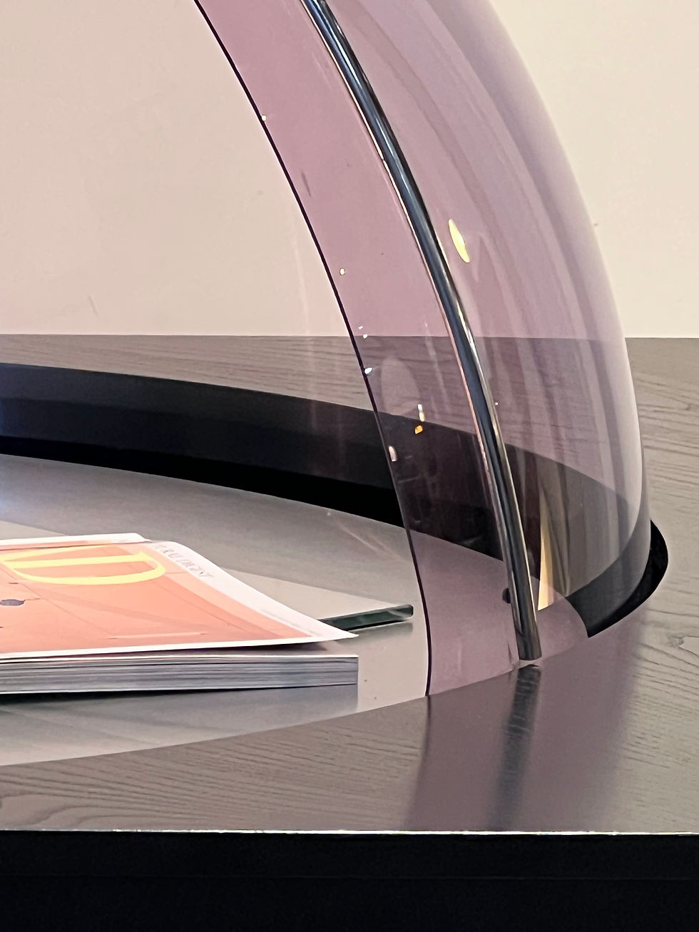 Thumbnail: Funky bar table with hinged dome, 1970's