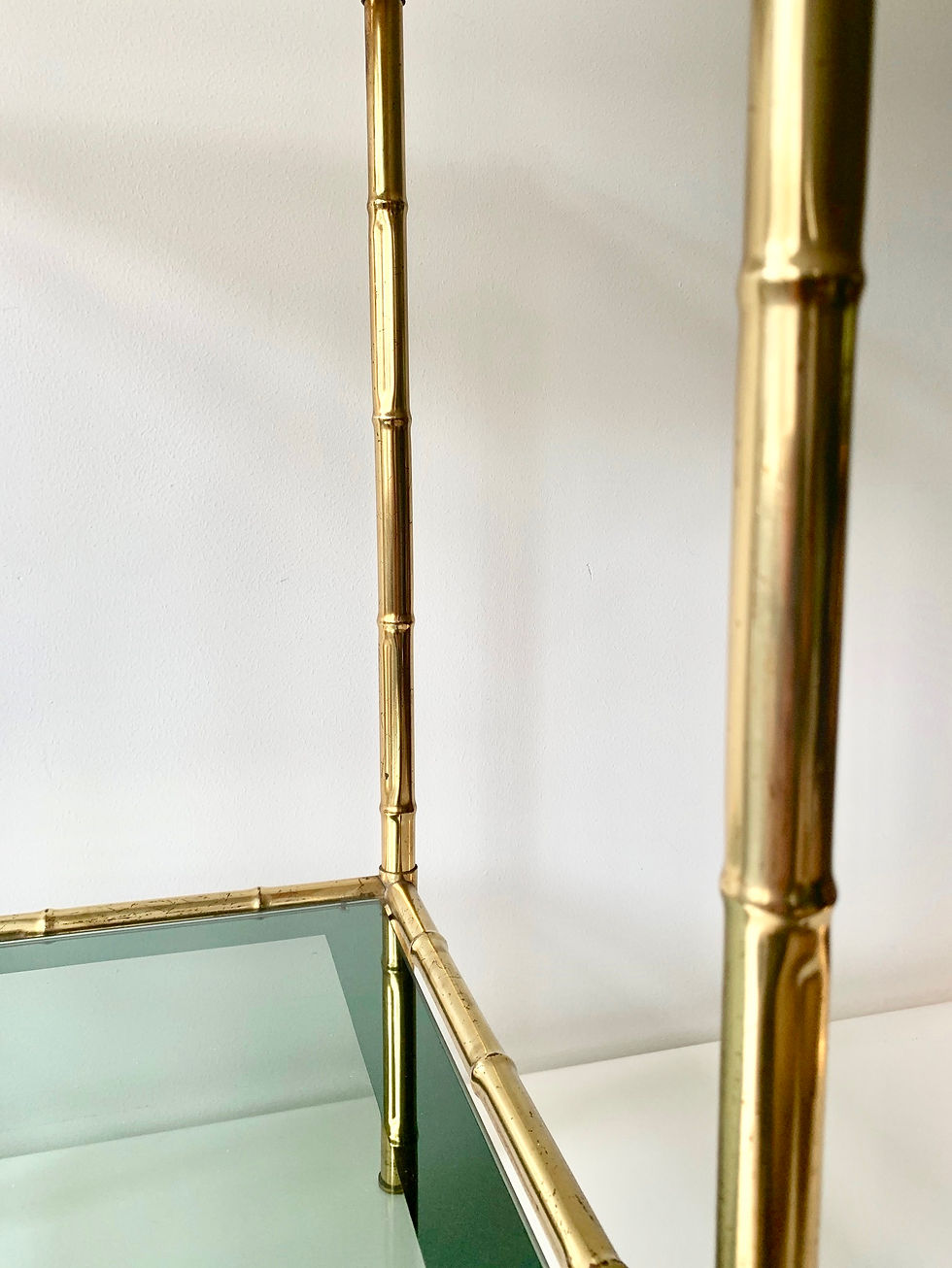 Thumbnail: Console table in faux bamboo, France 1950's
