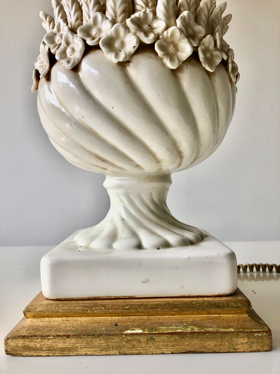 Thumbnail: Ceramic lamp stand by Bondia Ceramica, Spain 1950's