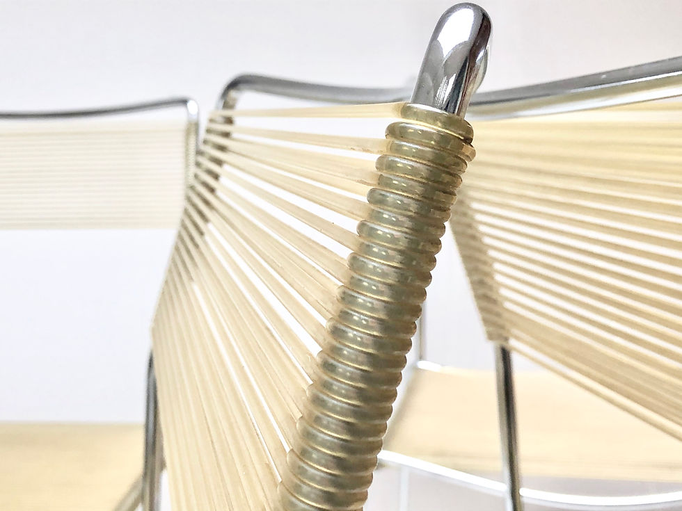 Thumbnail: 4 Spaghetti chairs by Giandomenico Belotti, Italy 1970