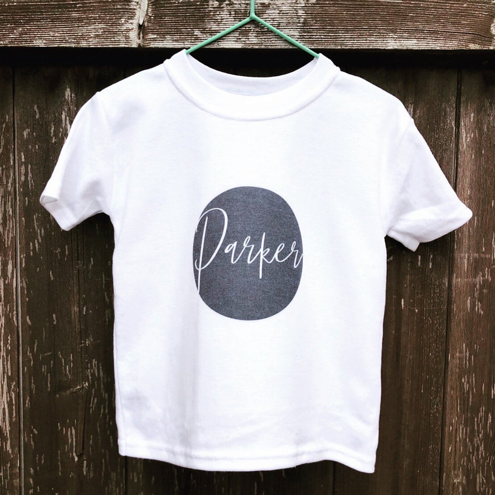 Personalised baby and toddler t-shirt
