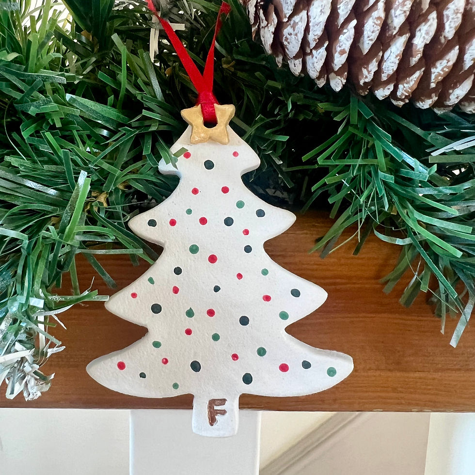 Personalised initial Christmas tree
