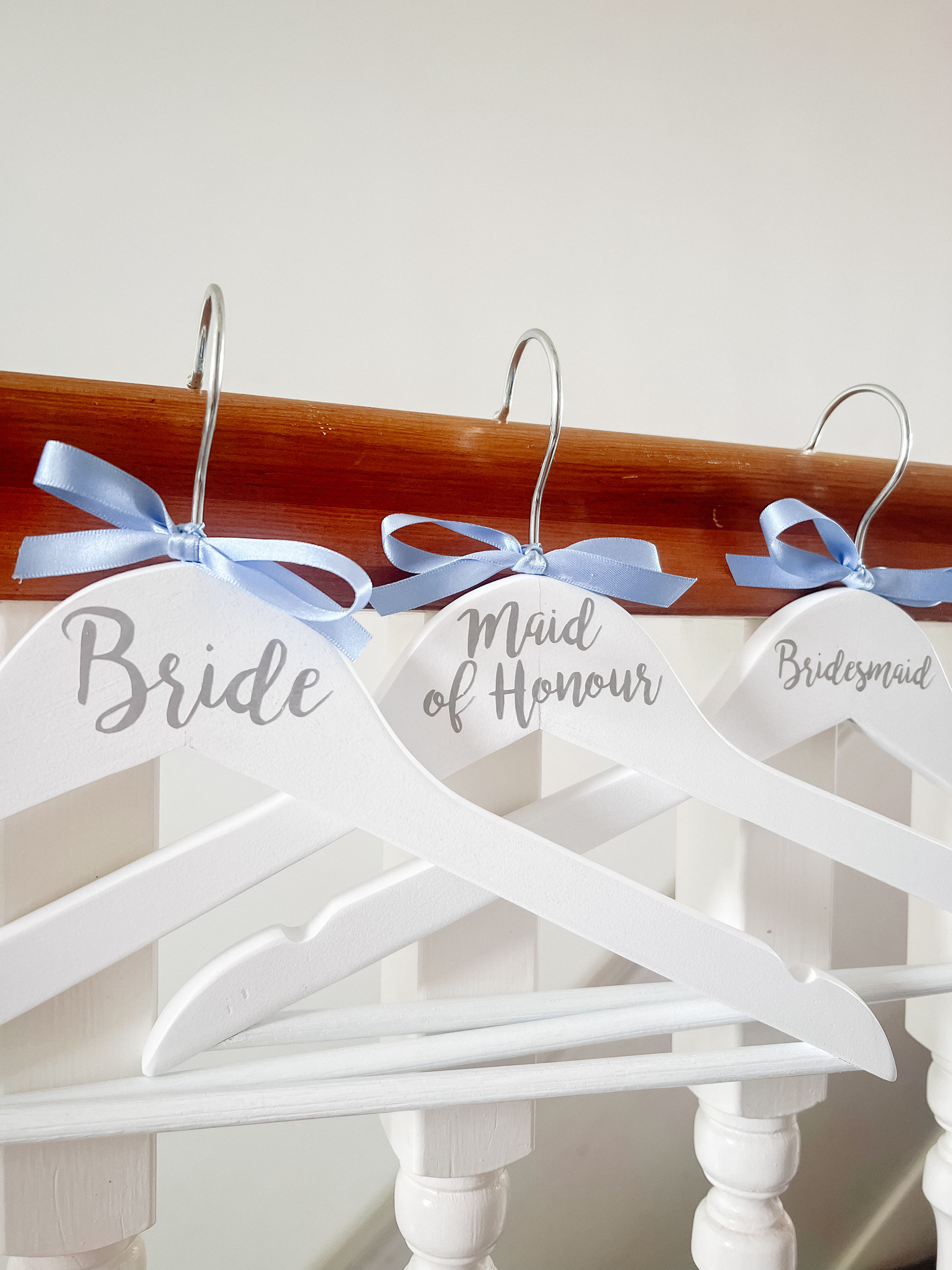 Personalised wedding hanger