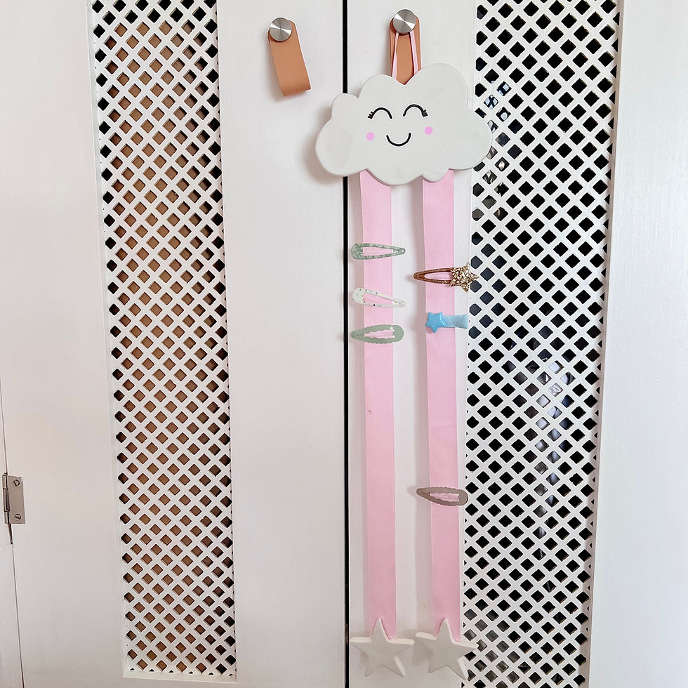 Thumbnail: Cloud Wall hanging hair clip holder