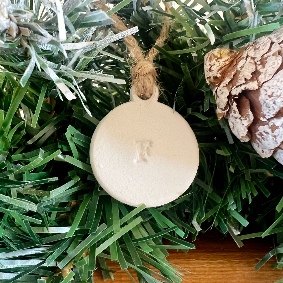 Rustic initial place markers / gift tags