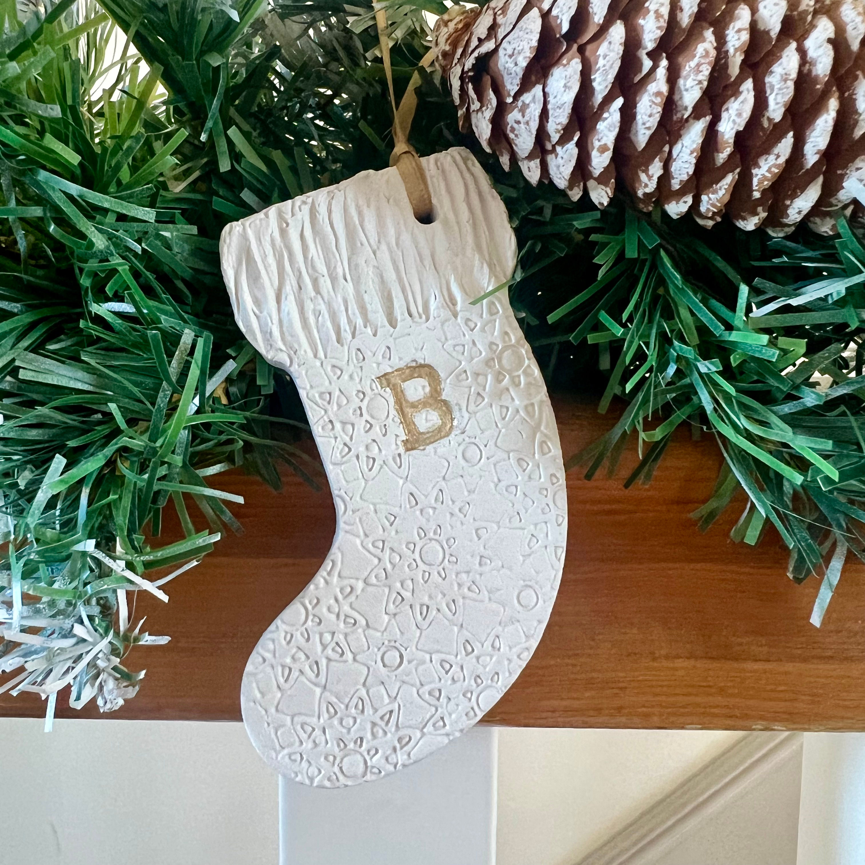 Christmas stocking hanging decoration