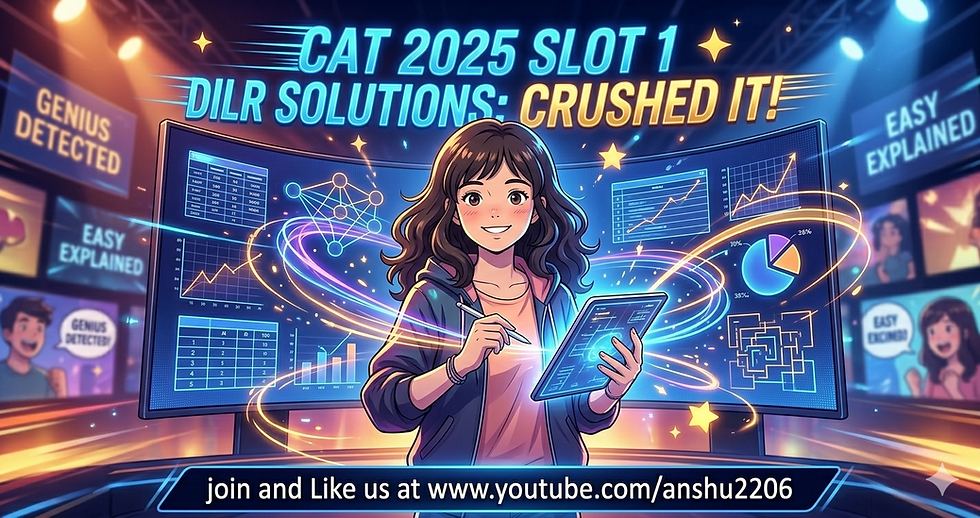 CAT 2025 Slot 1 DILR Solutions