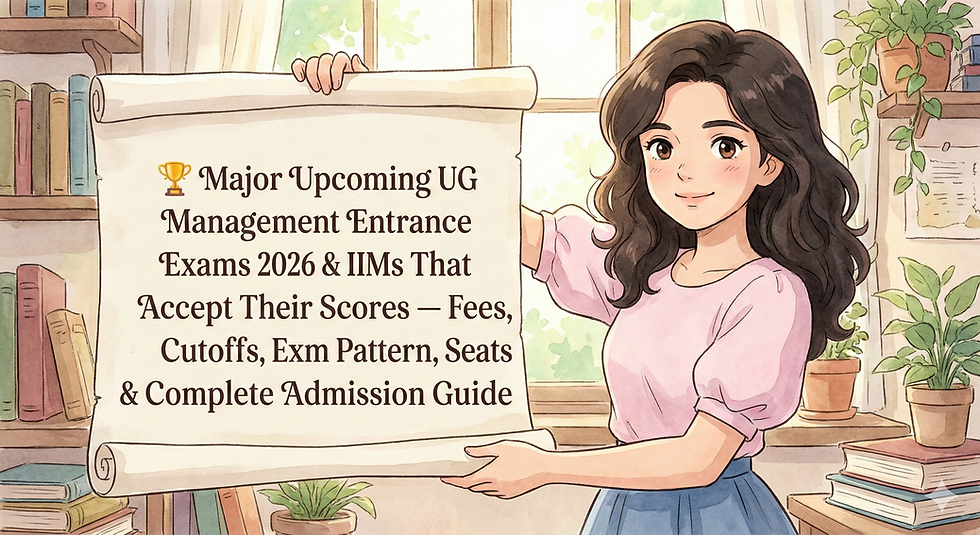 Upcoming UG Management Entrance Exams