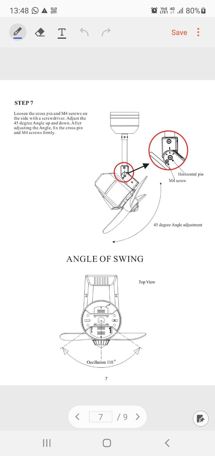 Thumbnail: BESTAR DINO 16"- SMART Ceiling Corner Fan