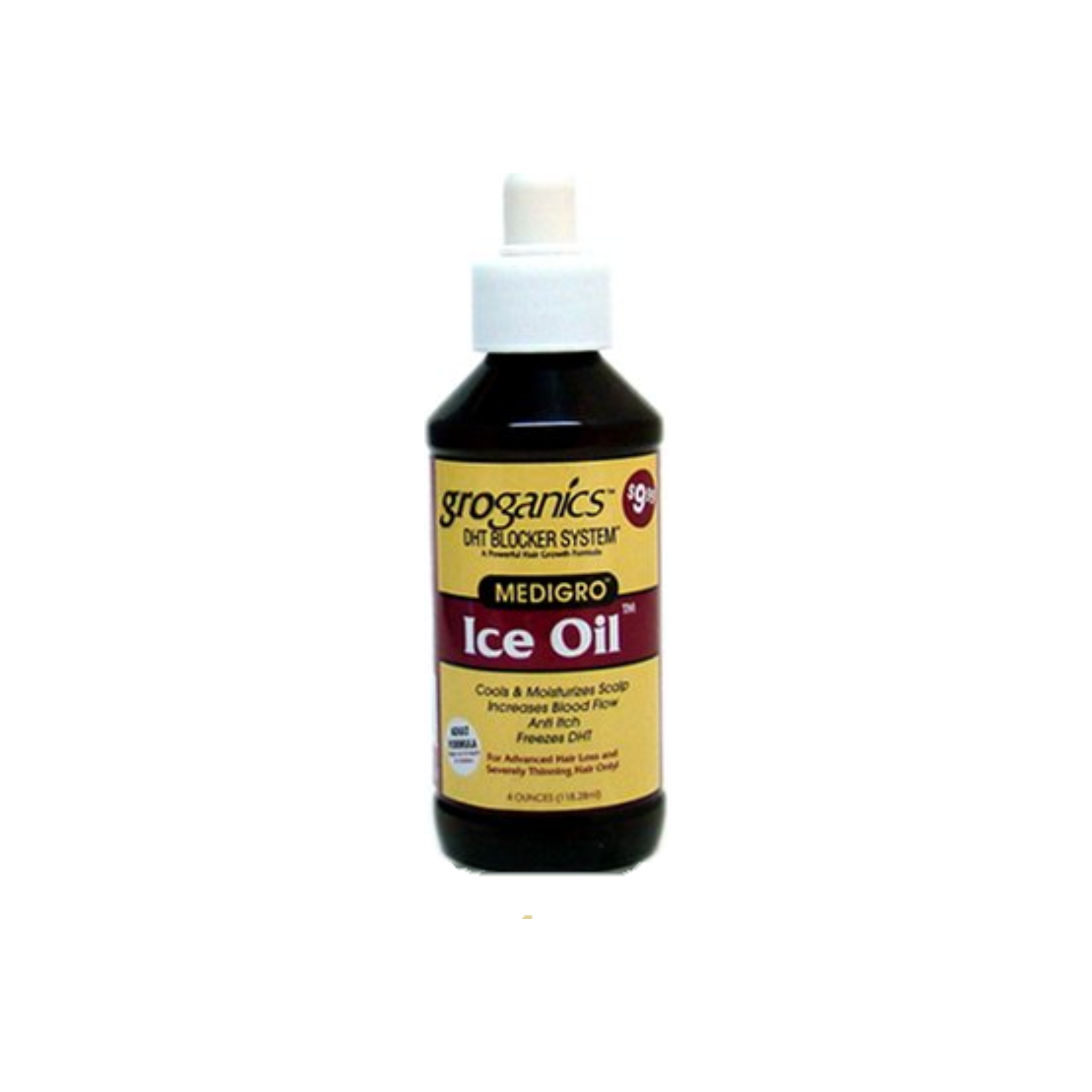 Groganics Medigro Ice Oil 4oz