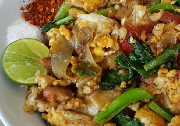 Arranged Food and Objects