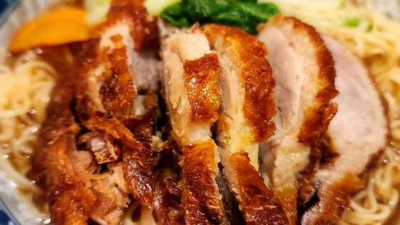 Crispy Duck Noodle Soup