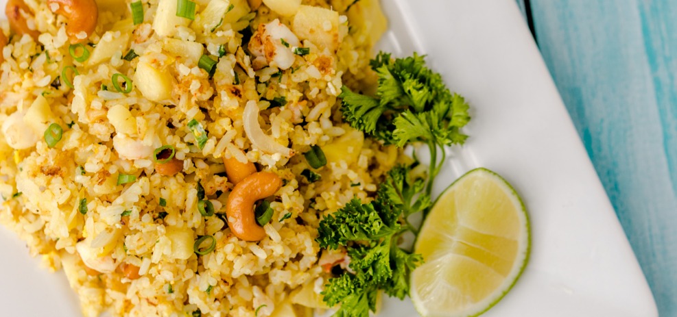 Arranged Food and Objects