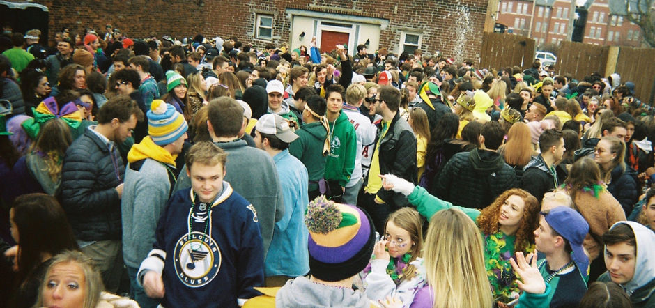 Mardi Gras Festivities Leave the Streets of St. Louis Covered in Purple, Green, and Gold