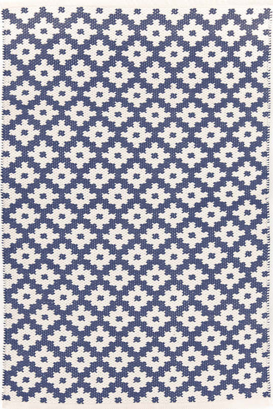 Samode Denim/Ivory Indoor/Outdoor Rug