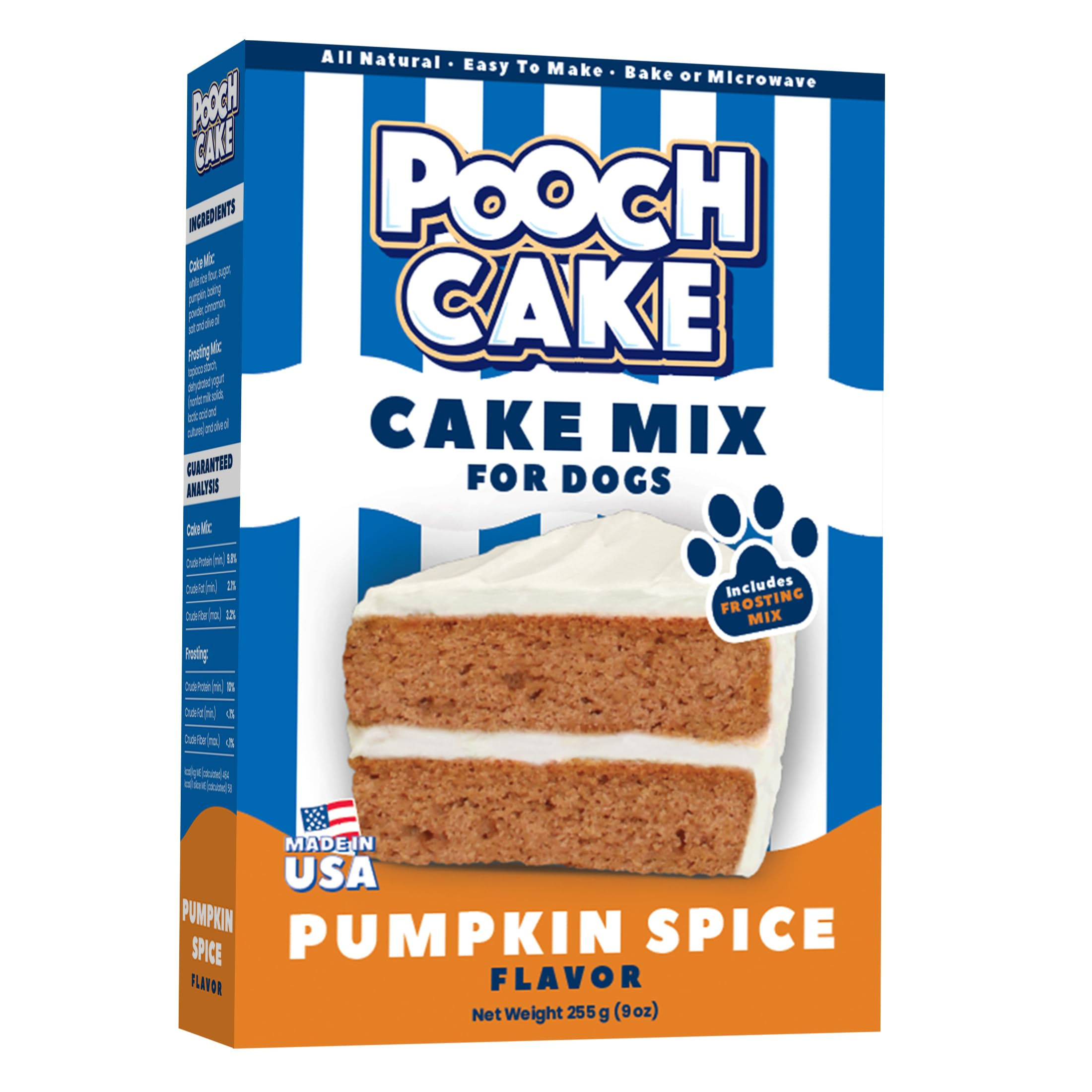 Pooch Cake Dog Birthday Cake Mix Pumpkin Flavor
