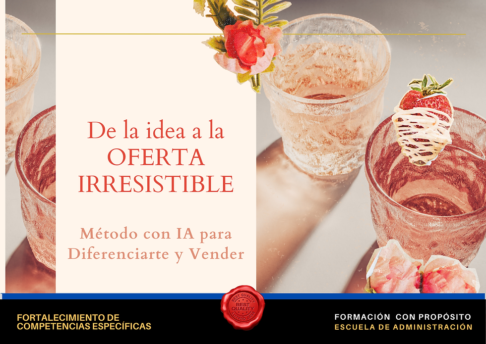 De la Idea a la Oferta Irresistible: Método con IA para Diferenciarte y Vender