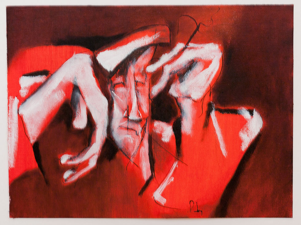 El cigarillo, 30x23 cm